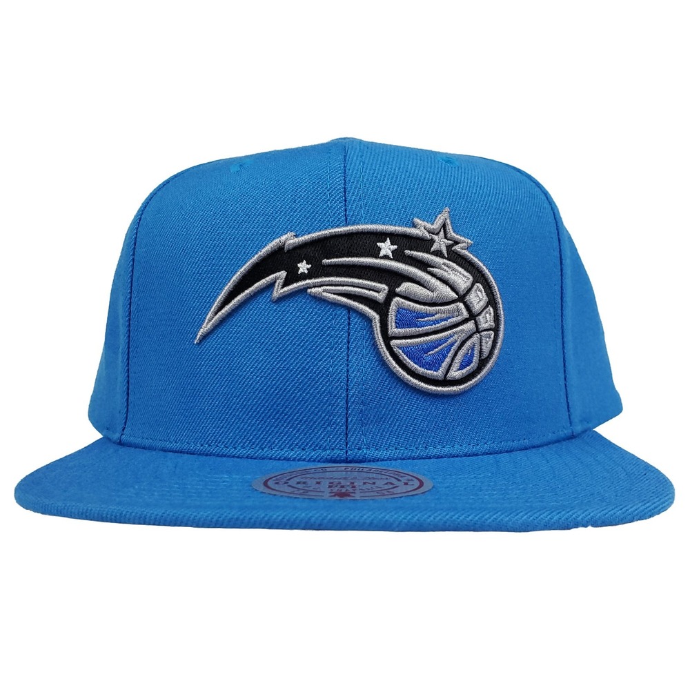 Orlando Magic Mitchell & Ness NBA Snapback Hat Cap 3D Logo Blue NWT